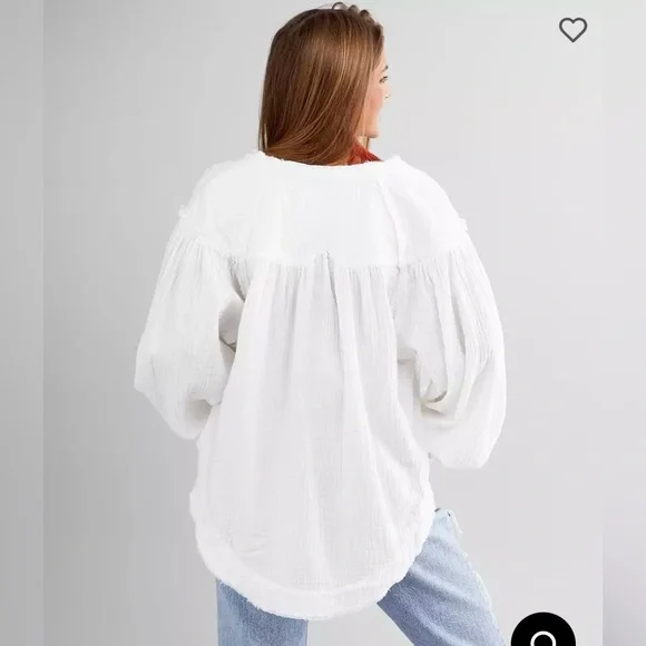 Free People Beach Day Henley Pullover - Picture 2 of 7